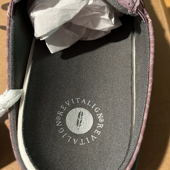 ‼️SOLD‼️🛍️2225 NWT Revitalign Orthotic Memory Foam Suede Mules - Siesta Dahlia - Picture 3 of 11